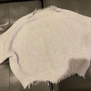 Crop top sweater